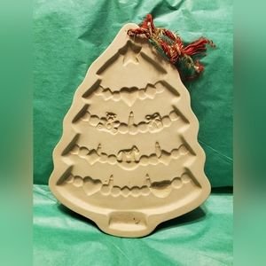 Vintage Brown Bag Cookie Art 1986 Hill Design Christmas Tree Mold